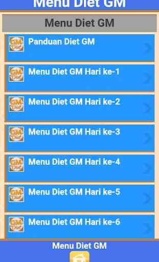 Menu Diet GM 2
