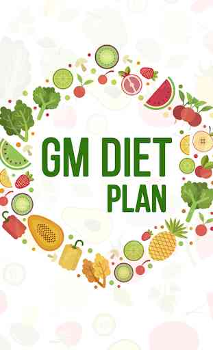 Plano de dieta GM para perda de peso 1