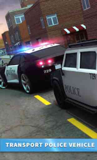 Polícia Carro Transporte Carga Caminhão Simulador 4
