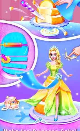 Princesa do Gelo - Jogos de Culinária para Meninas 2