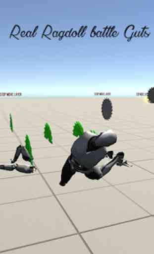 Real Ragdoll battle guts wheels 3D 3