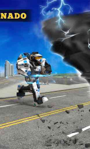Robot Tornado Futurista: Transformação Robot Wars 2