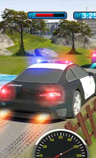 Saltar Rua Polícia Miami Policial Carro Perseguir 1