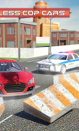 Saltar Rua Polícia Miami Policial Carro Perseguir 4