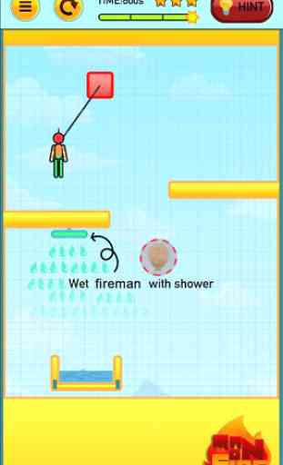 Stickman On Fire : Stickman Games Fun Physics 4