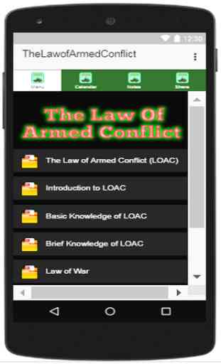 The Law Of Armed Conflict 1