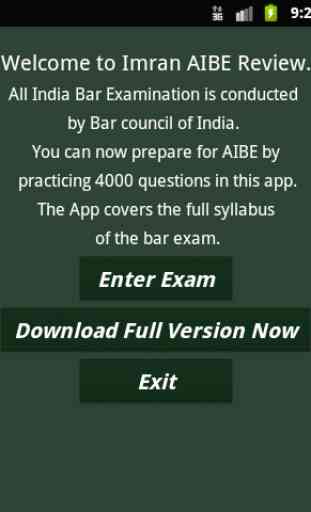 All India Bar Examination 1