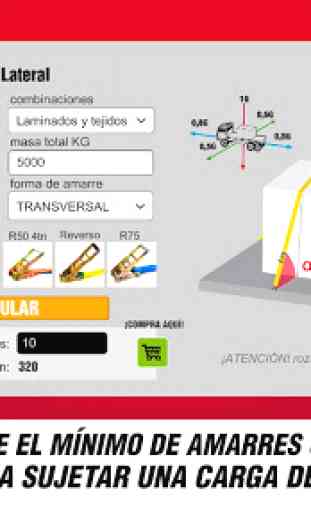 Cálculo de cargas camión 2