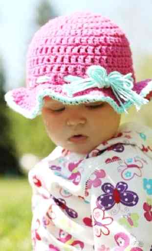 chapéus de bebê de crochê 4