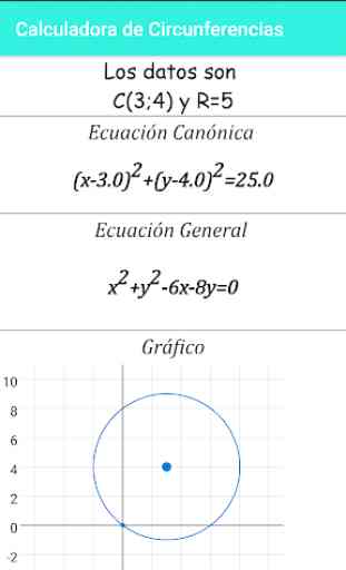 Ecuaciones de Circunferencias 3