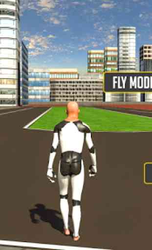 Flying Surfer Grand Robot Superhero : Crime Games 3