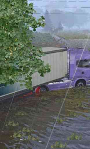 Heavy Truck Driver Transport Cargo 3D 2