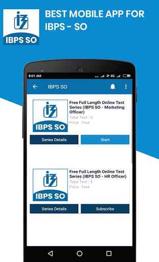 IBPS SO Banking Exam - Free Online Mock Tests 4