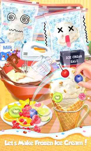 Ice Cream Desserts Galaxy - Summer Trendy Food 1
