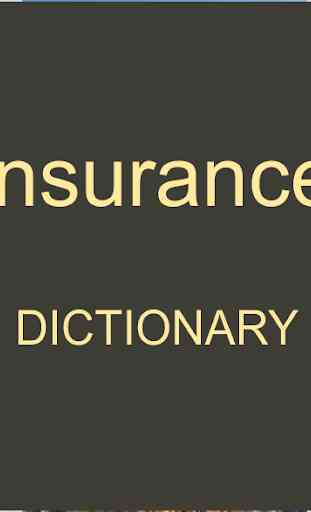 Insurance Dictionary 1