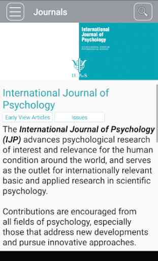 International Journal of Psychology 2