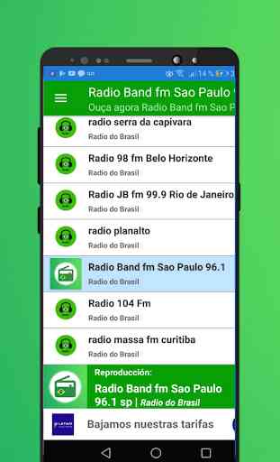 Radio Band fm Sao Paulo 96.1 sp ao vivo 2