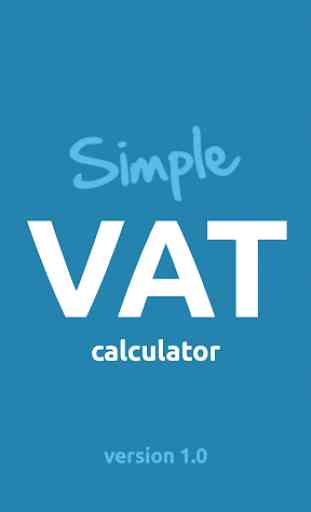 Simple VAT Calculator 1