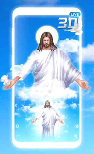 Viver 3D Jesus Cristo Teclado 1