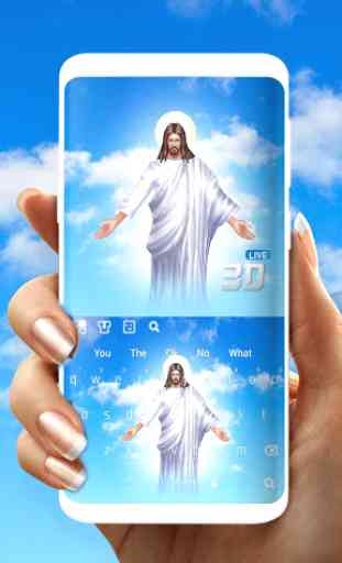 Viver 3D Jesus Cristo Teclado 2