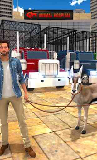 Animal Hospital Transporter Truck Driver Simulator 3