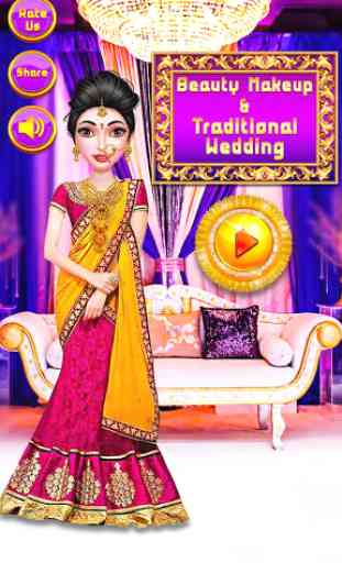 Beauty Makeup Girls and Traditional Indian Wedding 1