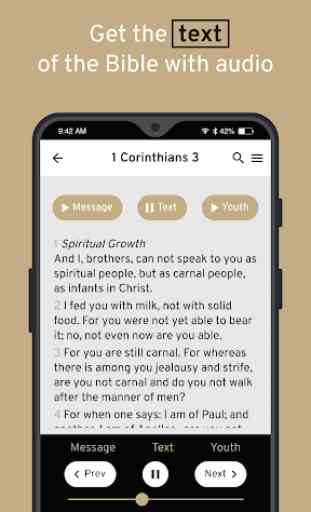 Bible Companion: text, commentary, audio, youth 3