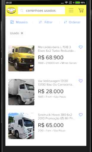 Caminhões a venda Brasil 1