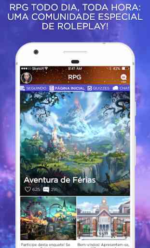 Espaço Virtual Amino para RPG em Português 1