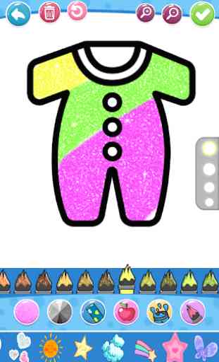 Glitter Baby Accessories Coloring And Drawing 1