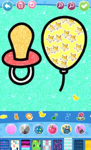Glitter Baby Accessories Coloring And Drawing 4