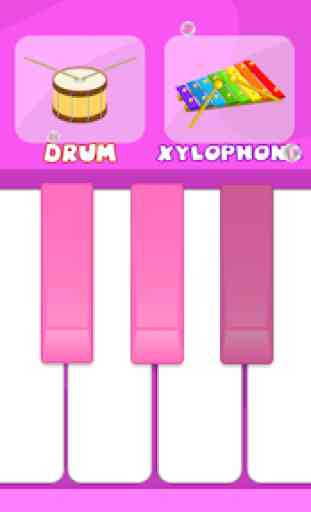 Kids Pink Piano : Free 2