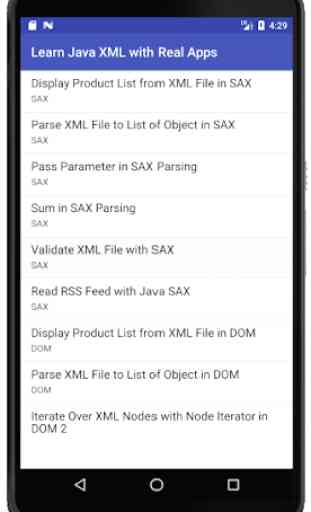 Learn Java XML with Real Apps 1