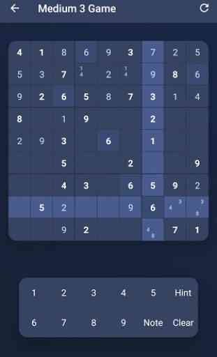 Modo escuro Sudoku 4