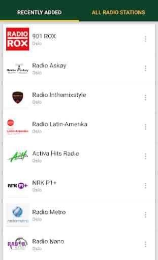 Oslo Radio Stations - Norway 1