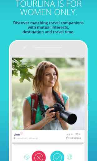 Tourlina - Female Travel App 3