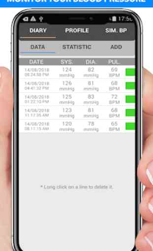 Verificador de pressão arterial - BP Info Tracker 3