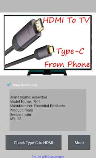Verificador para Type-C para HDMI 1