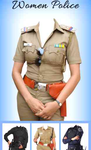 Women Police Photo Suit Editor - Fashion Police 1