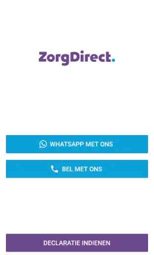 ZorgDirect Declaratie App 1