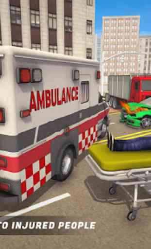 911 Ambulância Resgatar Motorista 1