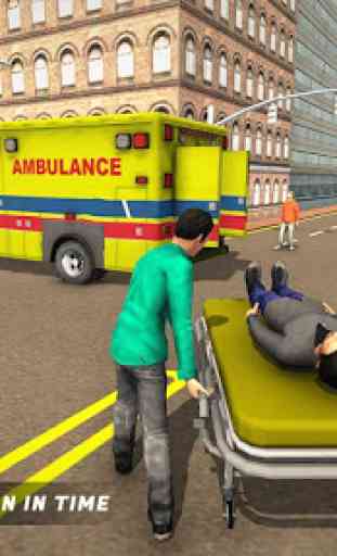 911 Ambulância Resgatar Motorista 2
