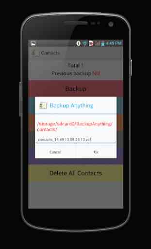 Backup Pro SMS, Contacts, Apps 4