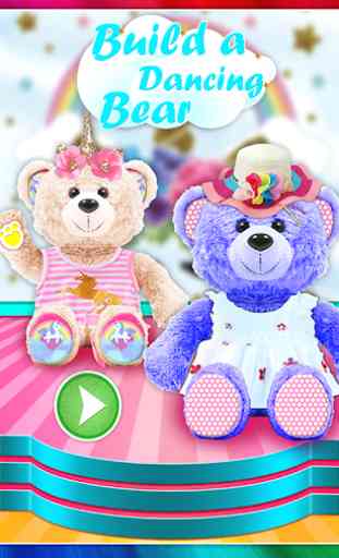 Build A Dancing Teddy Bear! Furry Rainbow Dancer 1