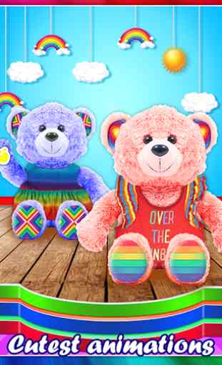 Build A Dancing Teddy Bear! Furry Rainbow Dancer 4