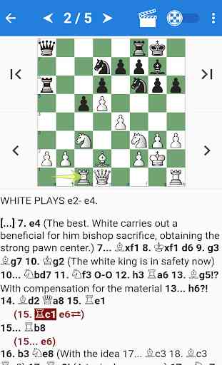 Chess Tactics in Volga Gambit 1