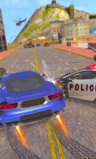 Crime Policial Carro correr atrás Missão 3