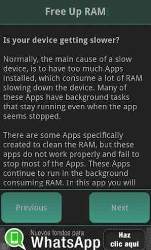 Free Up RAM Guide 2