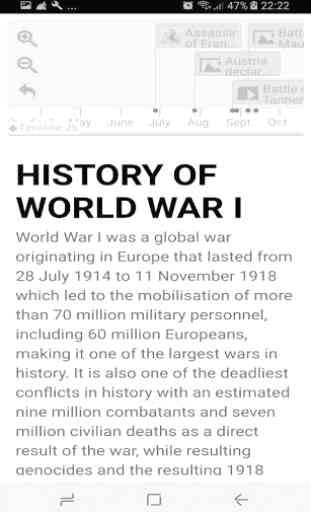History Timeline Of World War 1 1