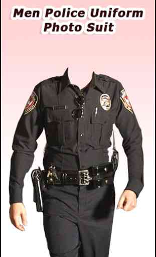 Men Police Uniform Photo Suit 2